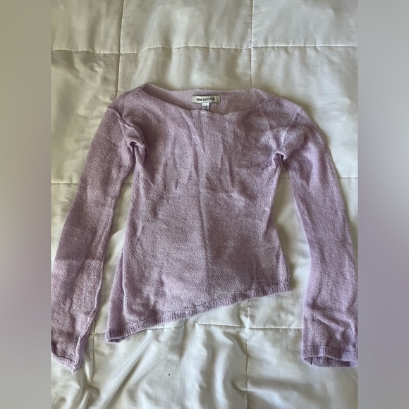 URBAN OUTFITTERS Semi-Sheer Asymmetrical Sweater - Picture 3 of 5